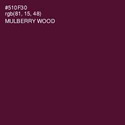 #510F30 - Mulberry Wood Color Image